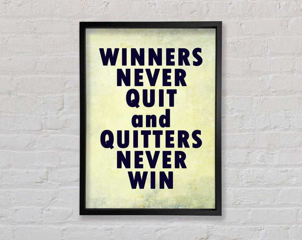 Winners Never Quit