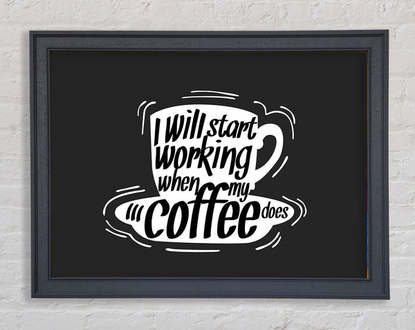 I Will Start Working When Coffee Does