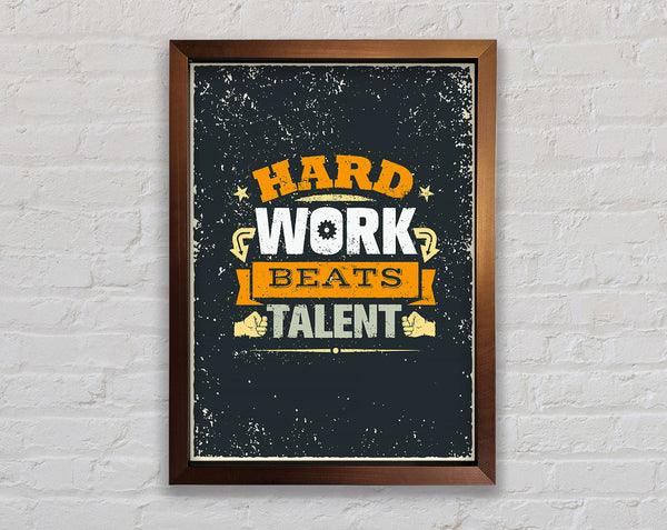 Hard Work Beats Talent