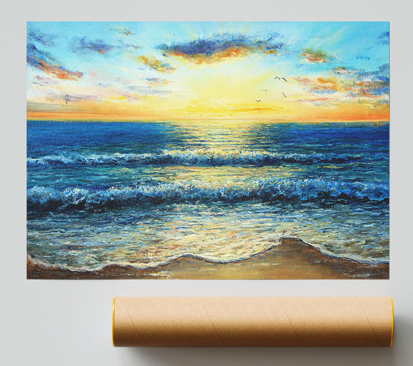 Painting Of The Perfect Sunset