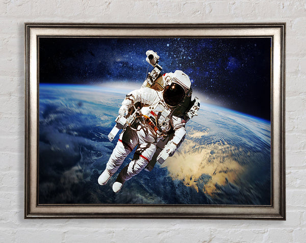 Astronaut Above The Earth