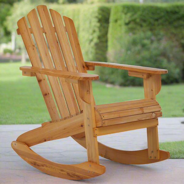 Beauport Natural Finish Rocking Chair from Ashley Furniture