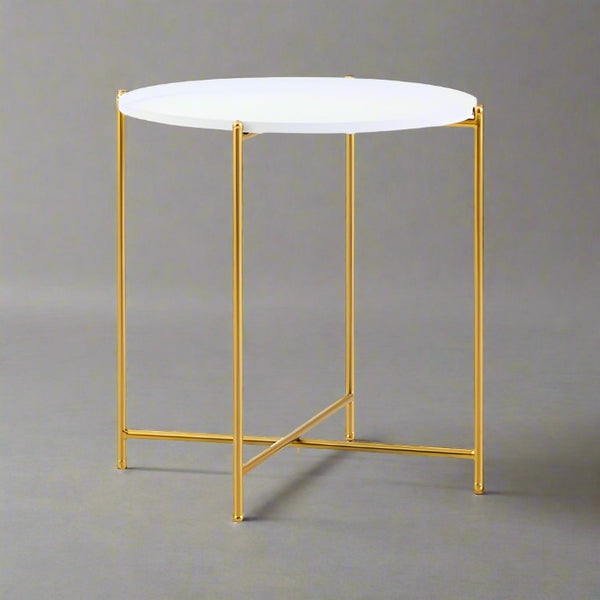 Trosa Side Table with White Top