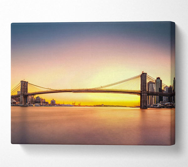 NYC Bridge on the sunrise