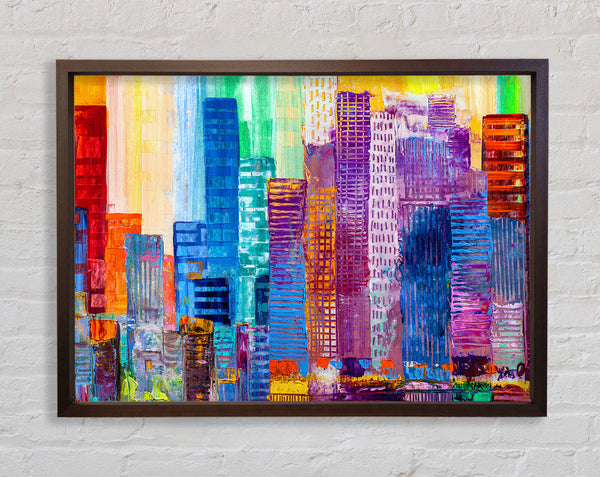 City of colour acrylic paint