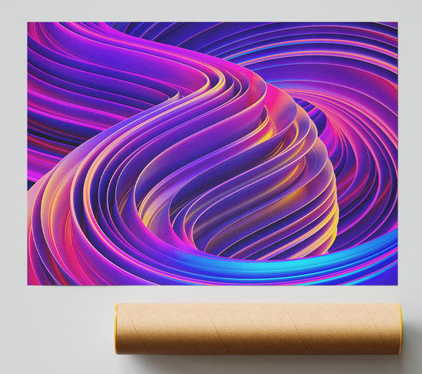 Purple And Blue Swirl