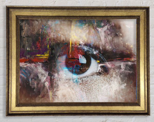 Abstract Painting and eye