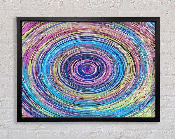 Circular colour ripples