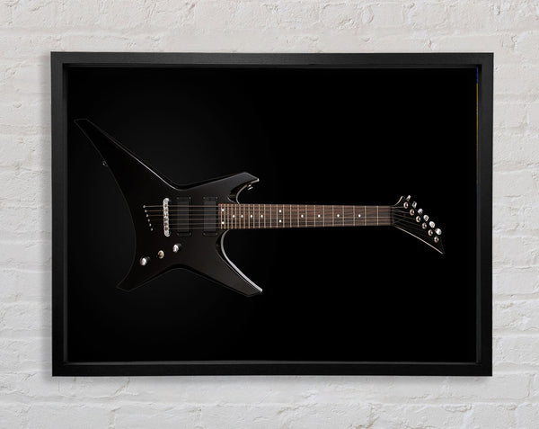 Rock and roll black guitar