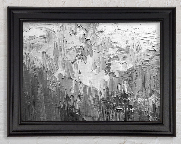 Black and white acrylic textures