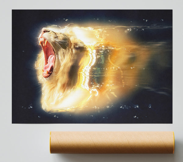 Lion Roaring Light