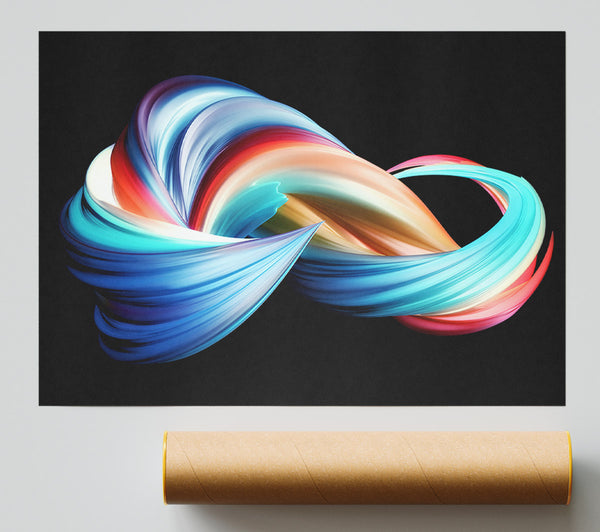 Swirling Jet Of Colours