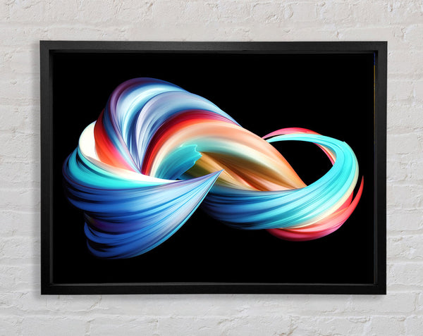 swirling jet of colours