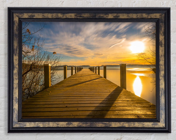 Walkway to the lake