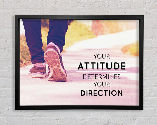 Your Attitude determines your direction