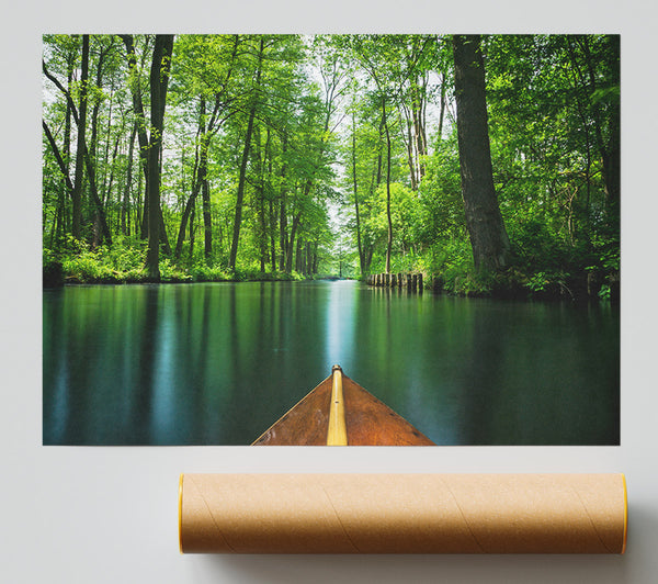 Sitting On A Row Boat Journey