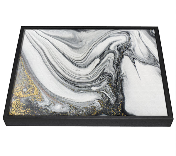 A picture of a Swirl Of Stone framed canvas print sold by Wallart-Direct.co.uk