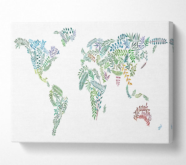 Leafy World Map