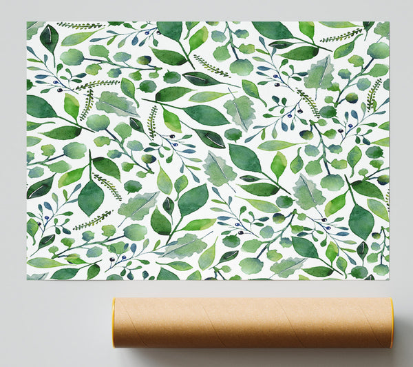 Green Leafy Pattern