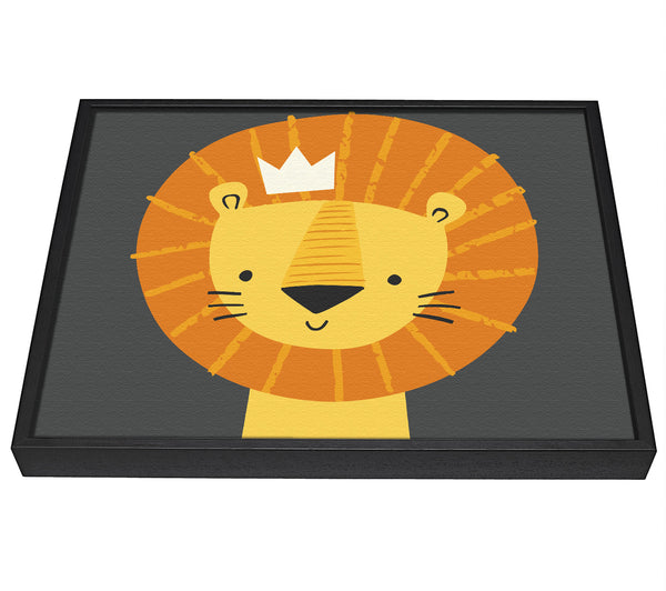 A picture of a Little Lion framed canvas print sold by Wallart-Direct.co.uk