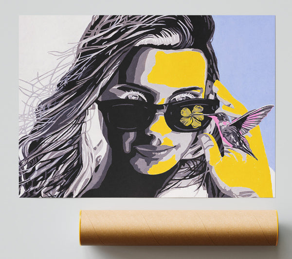 Woman Sunglasses Popart