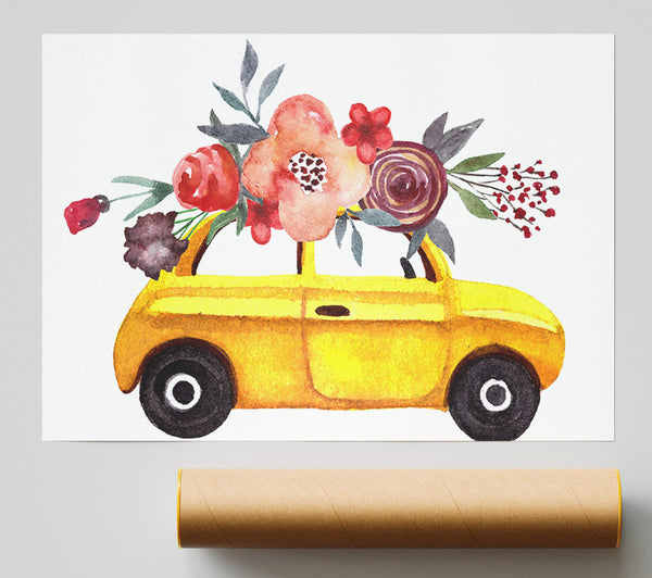 Cut Floral Car