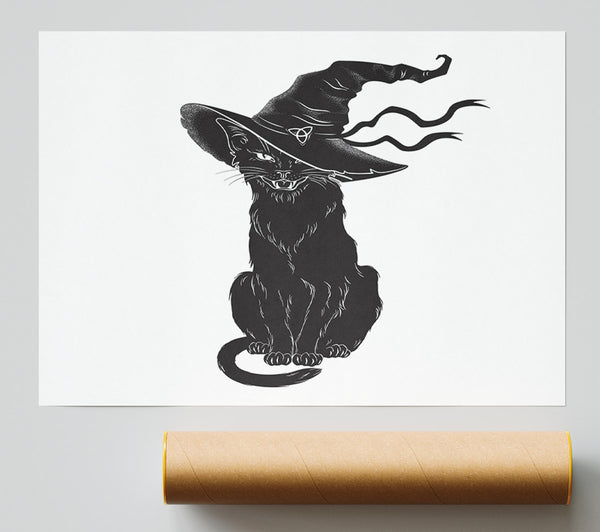 Black Cat Witches Hat