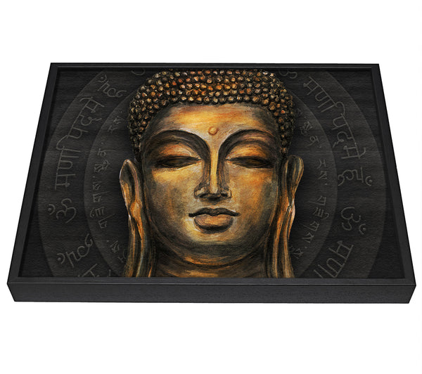 A picture of a Serenity Buddha framed canvas print sold by Wallart-Direct.co.uk