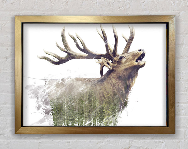 Double Exposure Stag