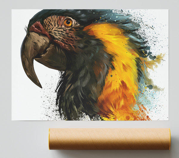 Rainbow Splatter Parrot