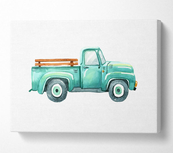 Pick Up Truck Watercolour