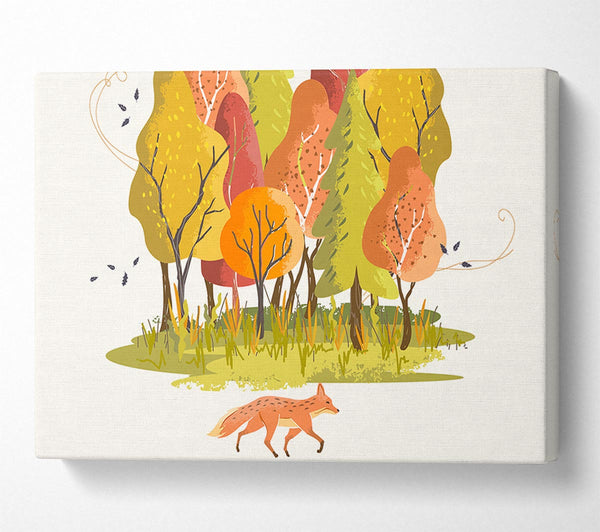 Fox In The Woodland