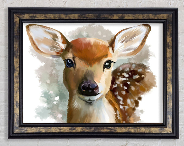 Watercolour Pretty Deer