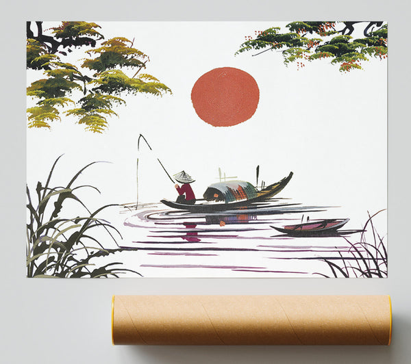 The Japanese Sun Fisherman