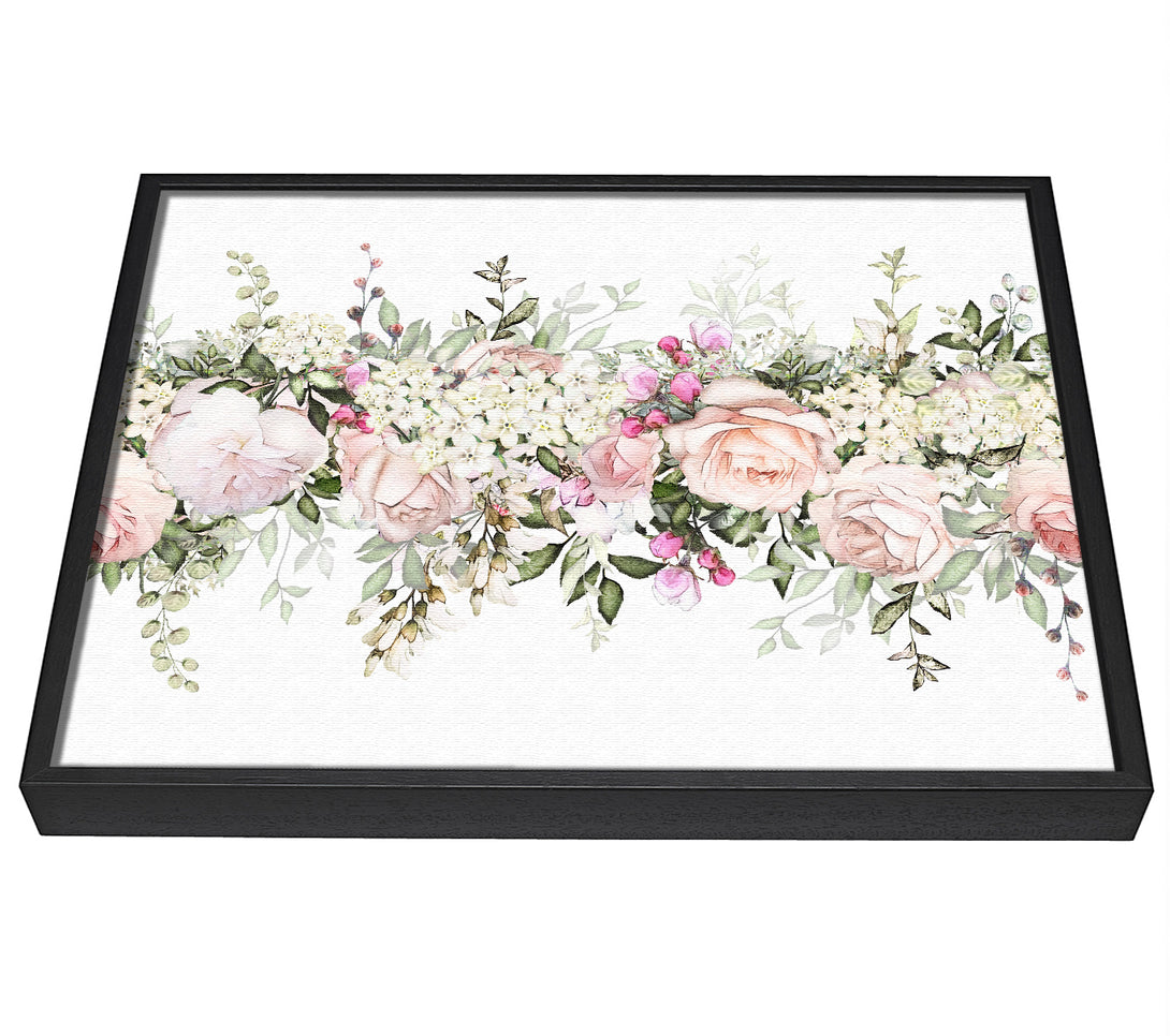 A picture of a Wedding Flowers Of Beauty framed canvas print sold by Wallart-Direct.co.uk