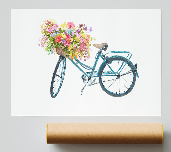 Flowers On A Bike