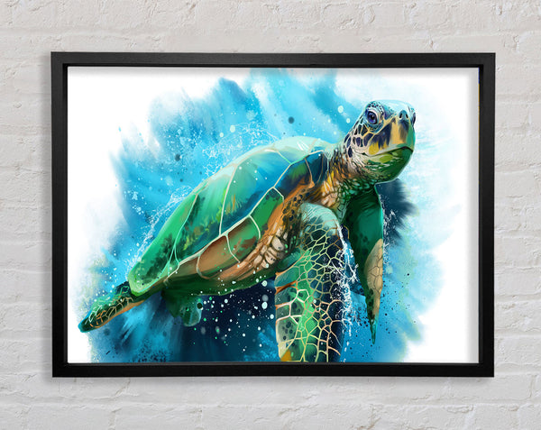 The Sea Turtle Watercolour