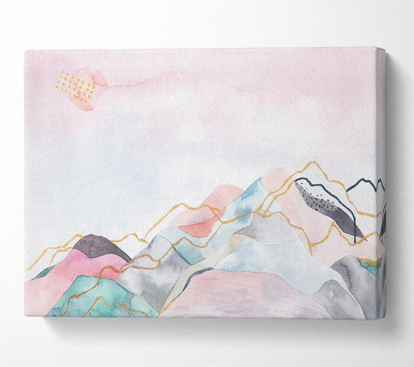 The Pastel Mountain View