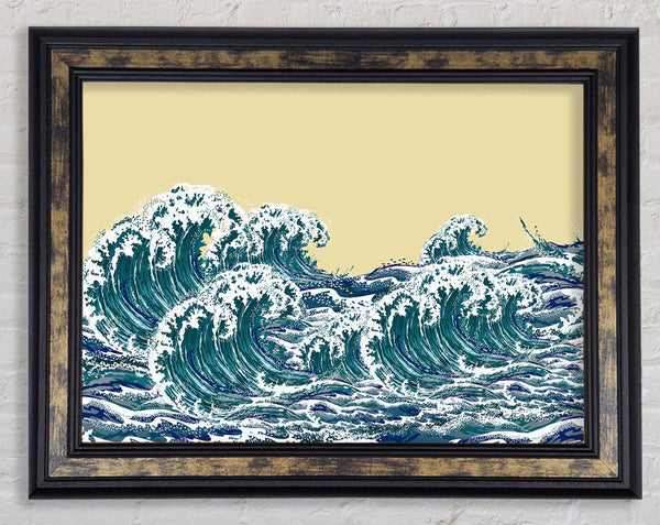 Waves On Yellow