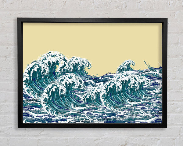 Waves On Yellow