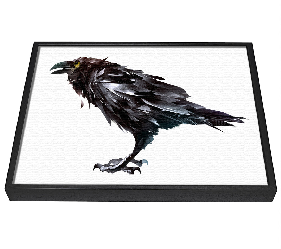 A picture of a The Black Crow framed canvas print sold by Wallart-Direct.co.uk