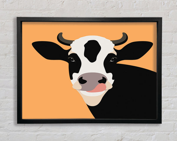 The Cow On Orange