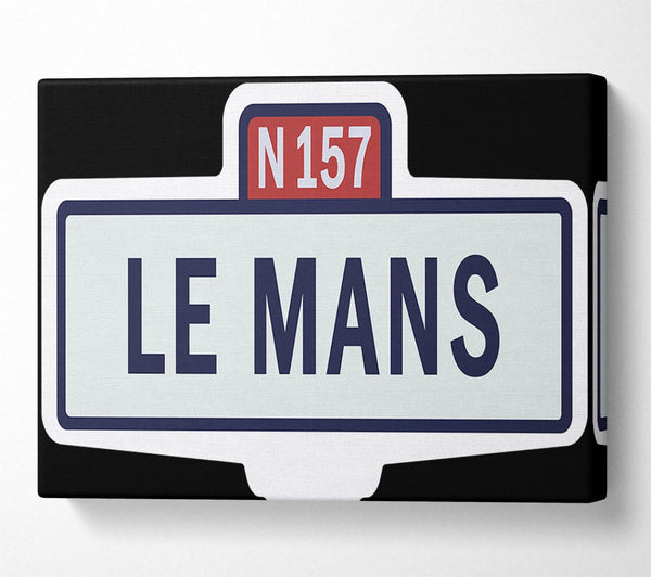 Le Mans Race Sign