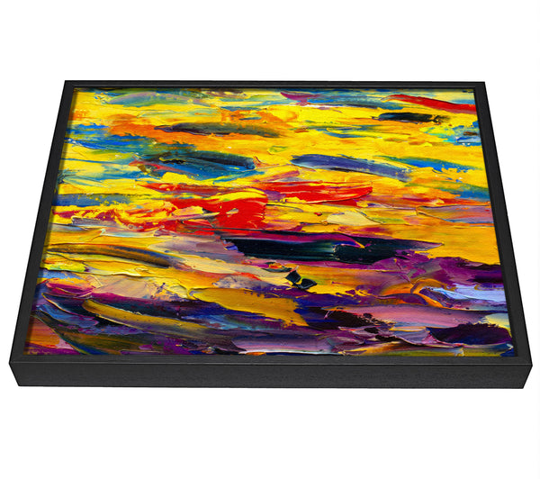 A picture of a Thick Strokes Impressionism framed canvas print sold by Wallart-Direct.co.uk