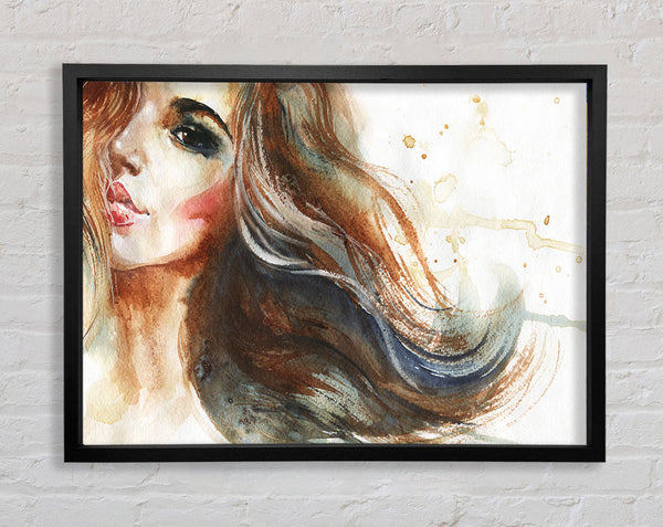 Woman Of Watercolour Beauty