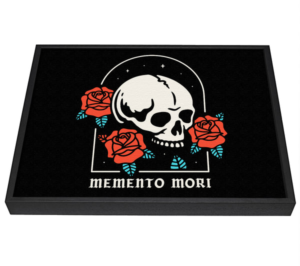 A picture of a Memento Mori framed canvas print sold by Wallart-Direct.co.uk