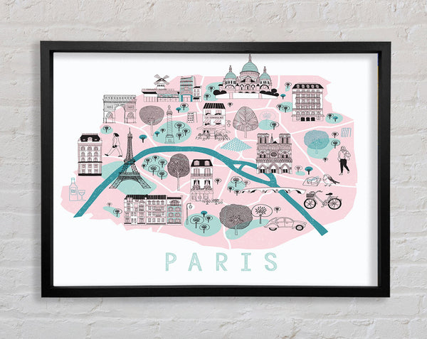 Little Map Of Paris