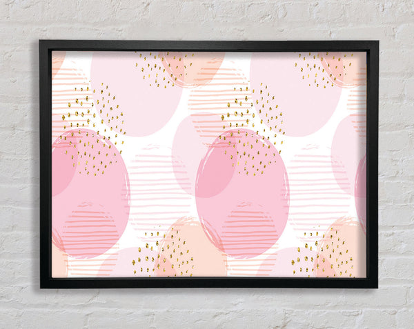 Peach Circles And Dots