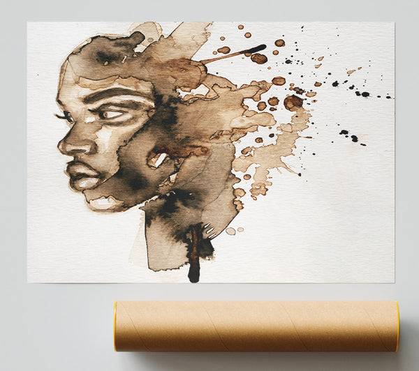 The Splatter Of Ink Portrait