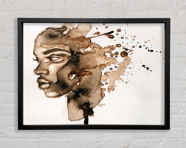 The Splatter Of Ink Portrait